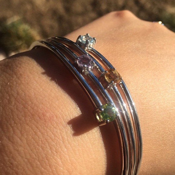 Genuine emerald bangle - Picture 2 of 4